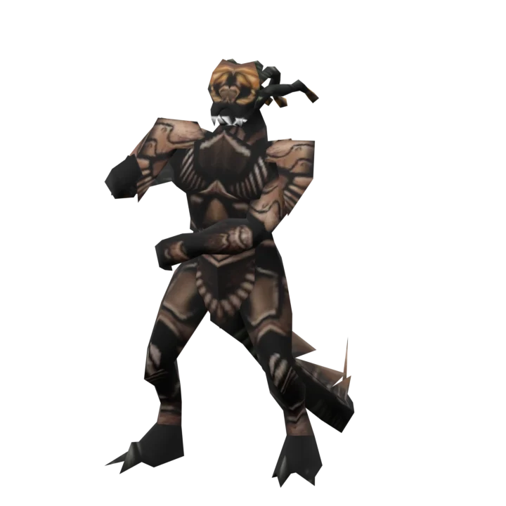 Golden Lizard King — original in-game model