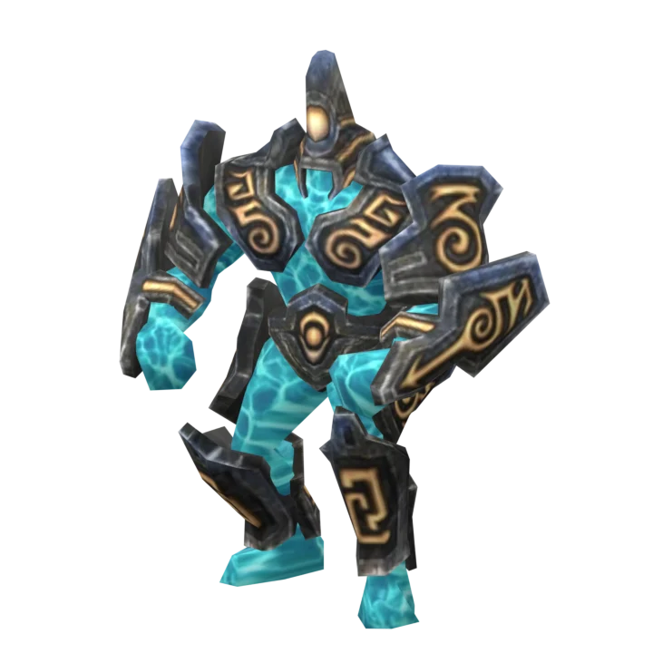 Golden Stone Golem — original in-game model
